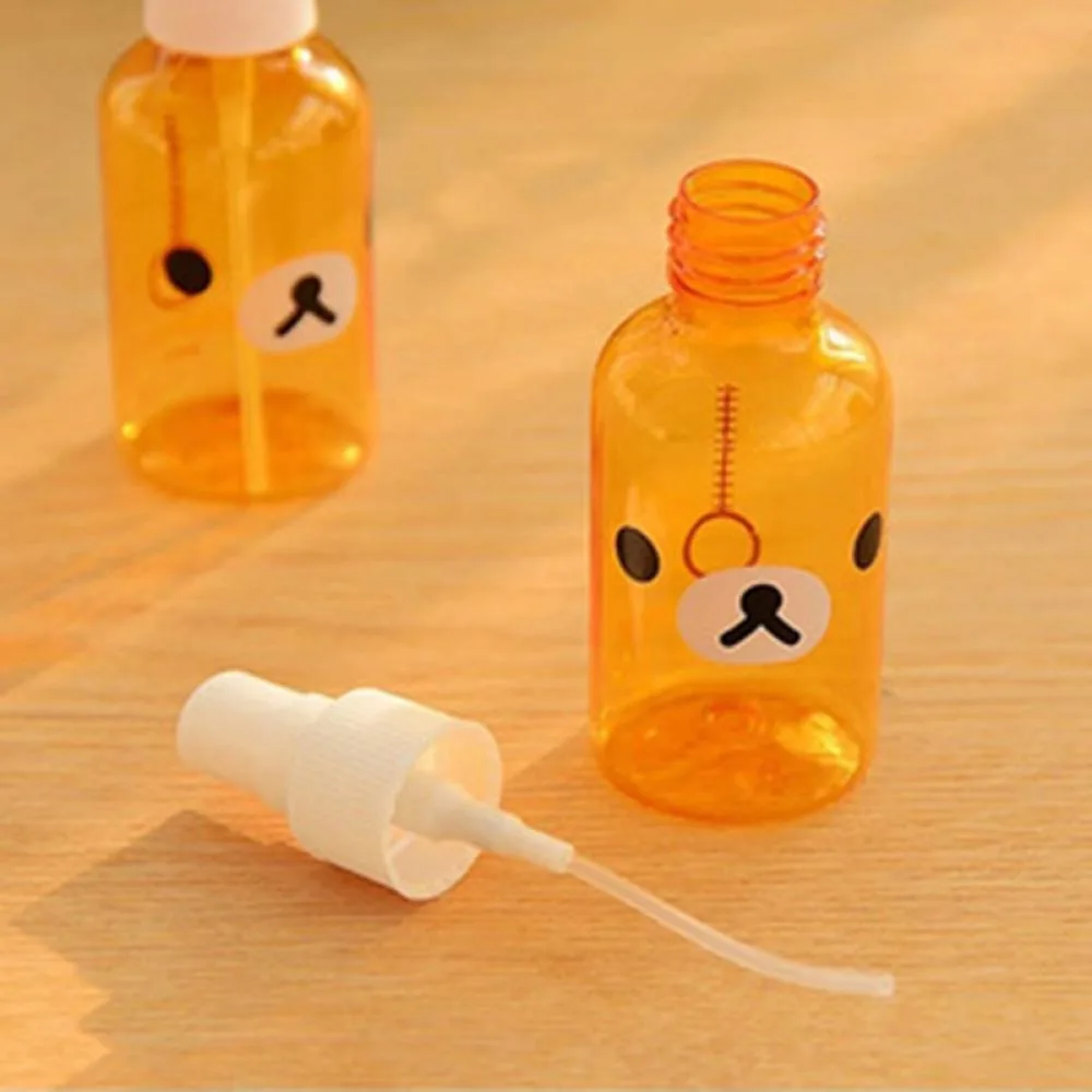 Bear Refillable Portable Mini Empty Cosmetic Container Perfume Traveler Packing Bottle Press Bottle for Lotion Shampoo 2