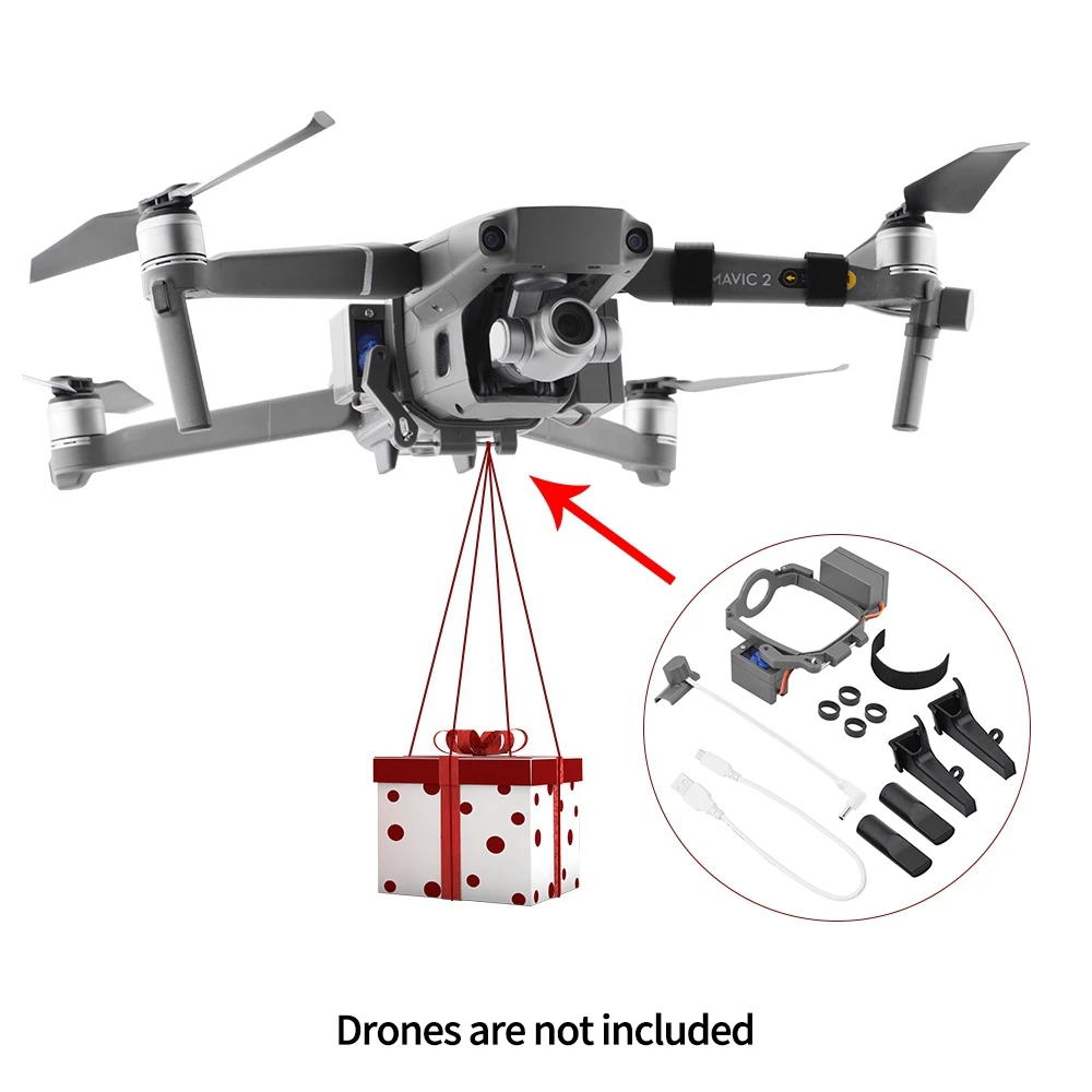 $26.26 Professional Wedding Proposal Delivery Device Dispenser Thrower Drone Air Gift for DJI Mavic Pro