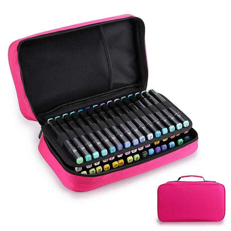 

Manufacturers Customizable High Quality Europe And America Multi-functional 60 Hole Mark Pencil Case Amazon for Currently Availa