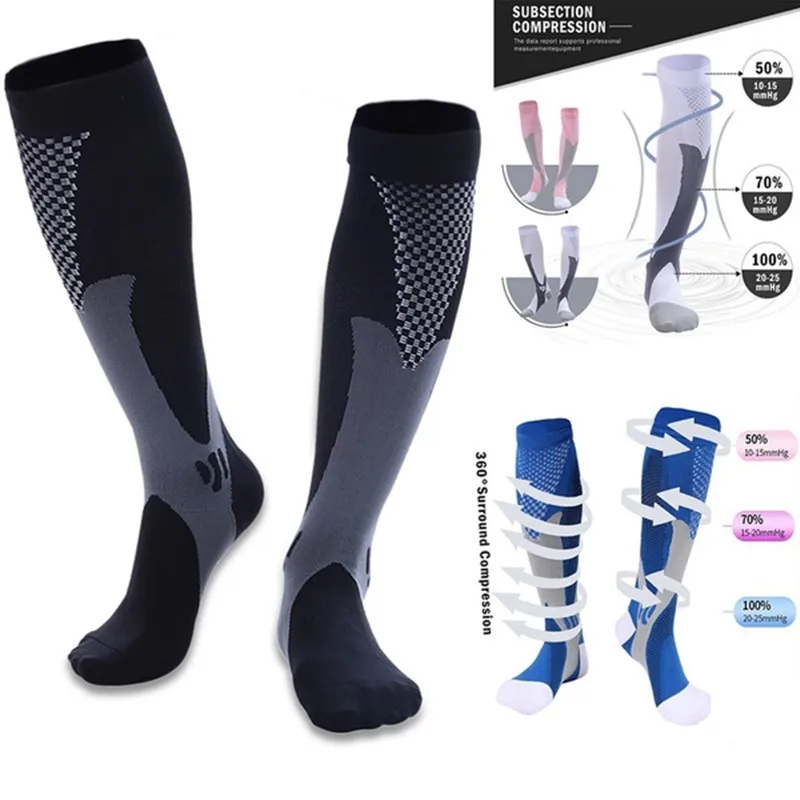 Compression Socks Crossfit Men Women Socks For Varicose Veins Football