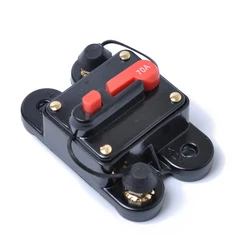Heavy - Duty Waterproof Car Circuit Breaker with Reset Switch - 150A (Black)