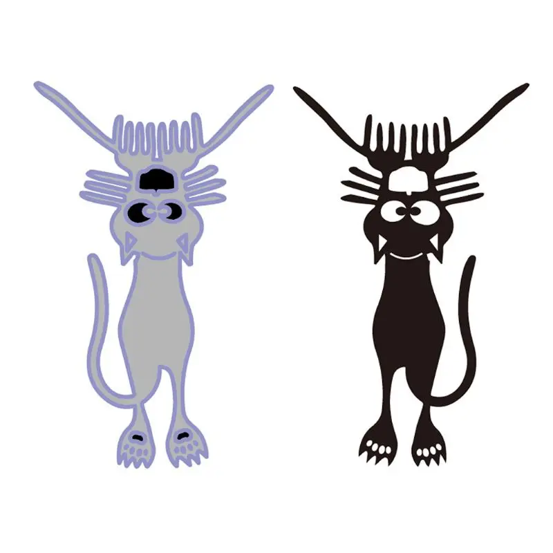 

Jumping Cat Metal Cutting Dies Stencil Scrapbooking DIY Album Stamp Paper Card for Diamond embroidery