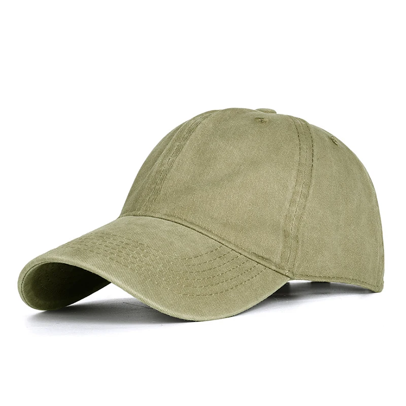 Men's Baseball Cap Adjustable Solid Colour Sunshade Hat_voghion.com