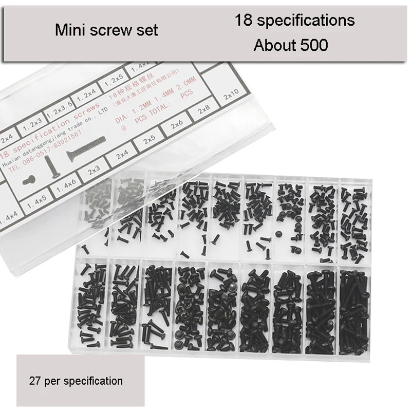 500 шт./компл. Ассорти Винты инструменты для мобильного часо-набор инструментов для ремонта изделий из инструментами для часов, мужские часы Запчасти запасные Запчасти для ремонта часов