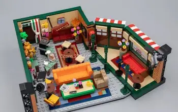 

In Stock Classic TV Series American Drama Friends Central Perk Cafe Building Blocks 1228Pcs Bricks Movie 21319