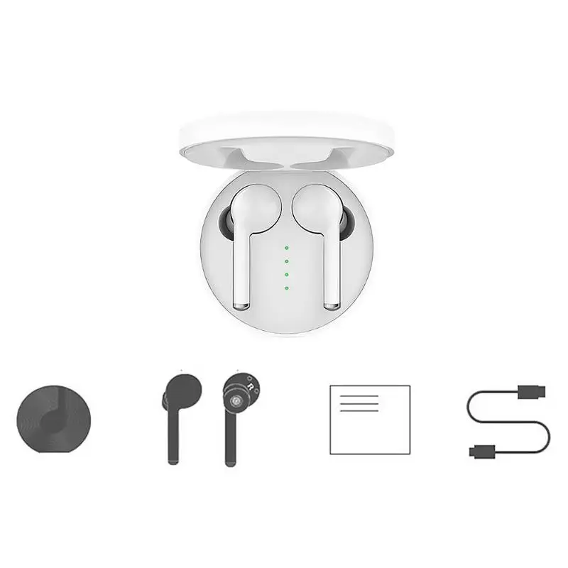 TW40 TWS Touch Control Wireless Bluetooth 5.0 Earphone Sports Headset w/Mic