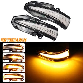 

LED Dynamic Turn Signal Light Flowing Water Blinker Flashing Light For Toyota RAV4 XA40 Highlander Kluger 4Runner Noah R80 Voxy