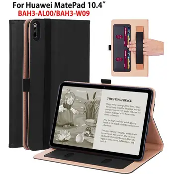 

Luxury Case For Huawei MatePad 10.4 inch Cover BAH3-W09 BAH3-AL00 Coque Funda Tablet Hand Holder Stand Skin Shell Capa +Gift
