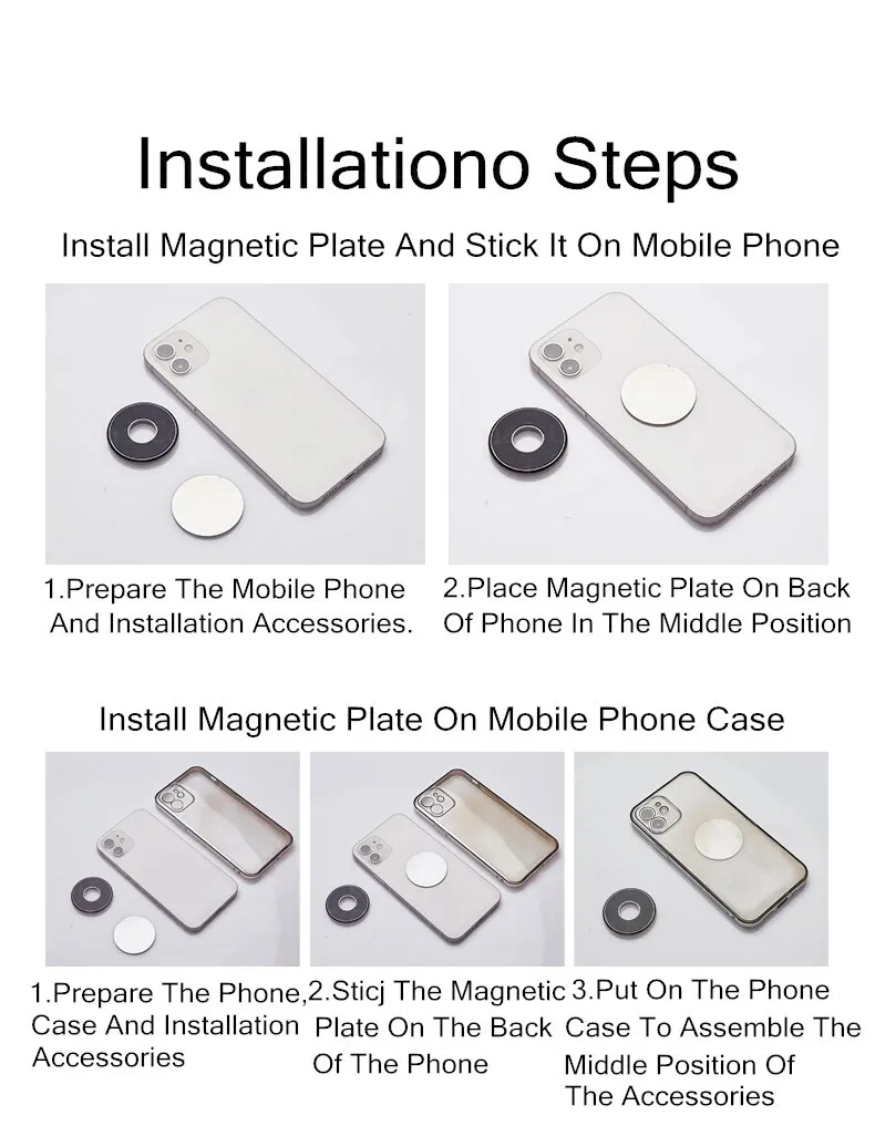 Universal Magnetic Car Phone Holder Stand