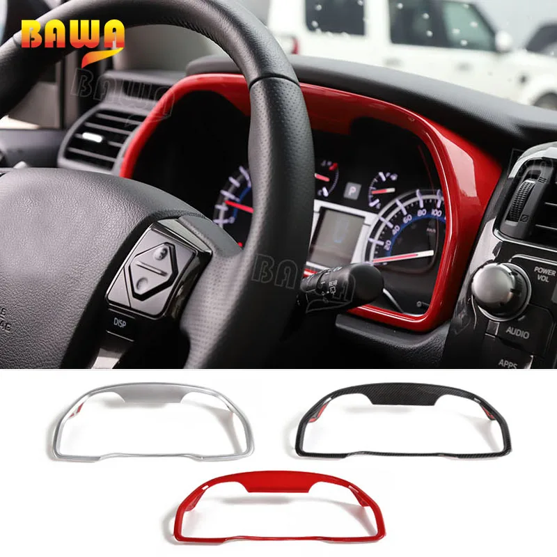 

BAWA Front Dashboard Decoration Frame Rings Cover Stickers Interior Mouldings Accessories For Toyota 4Runner 2010+