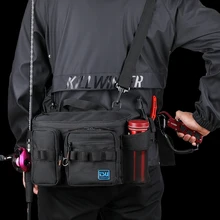 TSURINOYA Для Рыбалки Сумка M/XL Размеры многофункциональная Водонепроницаемый нейлон приманка сумка Bolsa Para рыболовные снасти Pesca сумка на поясном ремне сумка через плечо