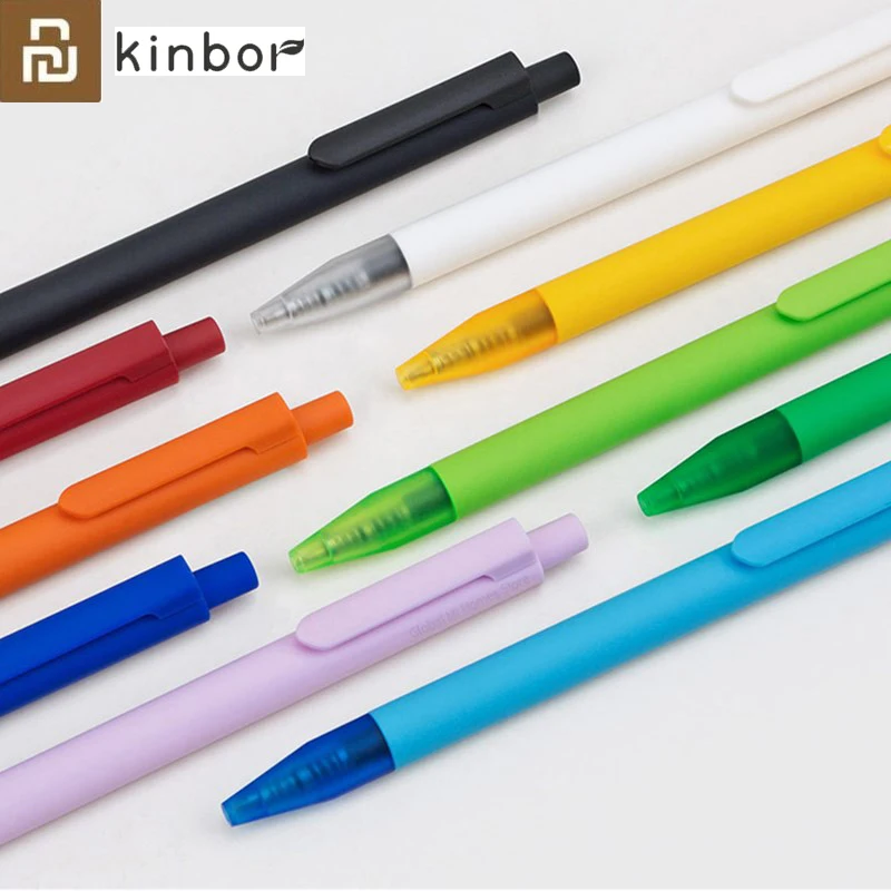 Youpin 10 шт. Kinbor гелевая ручка 0 5 мм черный пополнения чернил и плавность линий