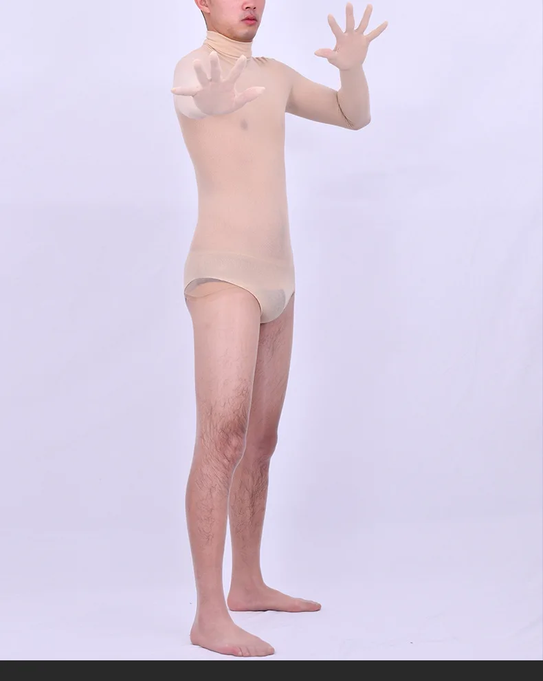 Ecoosexy Unisex 80d Seamless Five Fingers Long Sleeve Bodysuit Half Coat Zentai One Piece Tights Diy Any Cut Bodystocking Catsuit Leotard -Zentai shop online H2b5234f4b4be4a7aa04a6de7800088d8T.jpg