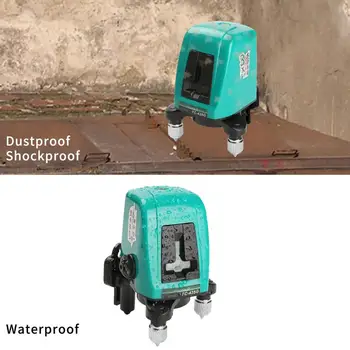 

Cross Green Laser Level 360 Degree Self-leveling 1V1H 2Lines 1 Point Horizontal and Vertical Laser