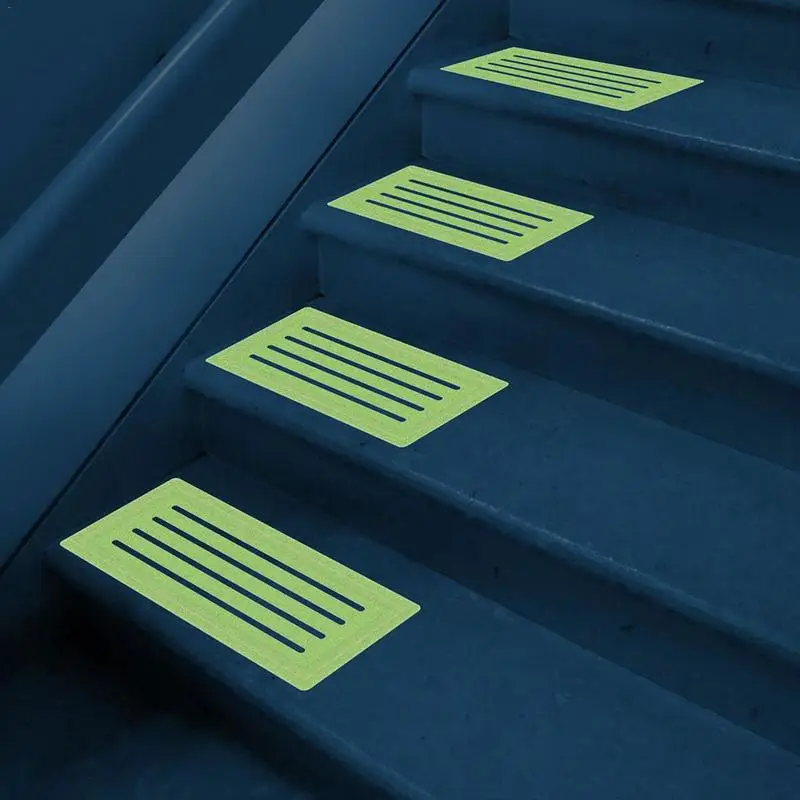 

Non-slip Stair Tread Tape Luminous PVC Mat In Stair Car Glowed In The Dark Tape Stairs Tread Step Safety Luminous Tapes