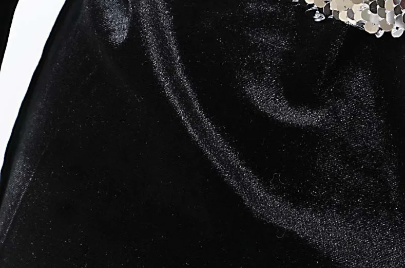 MEVGOHOT Новая мода Лоскутные Серебристые шикарные топы женские плиссированные с открытыми плечами футболки женские эластичные Бархатные Топы HD2640