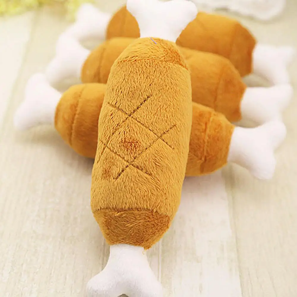 plush chicken dog toy