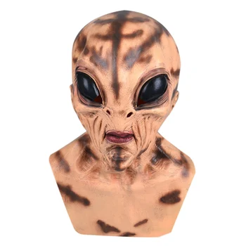 

Aliens Latex Headgear Halloween Masquerade Costume Party Face Head Cover Festive Party Supplies Party Masks FP8