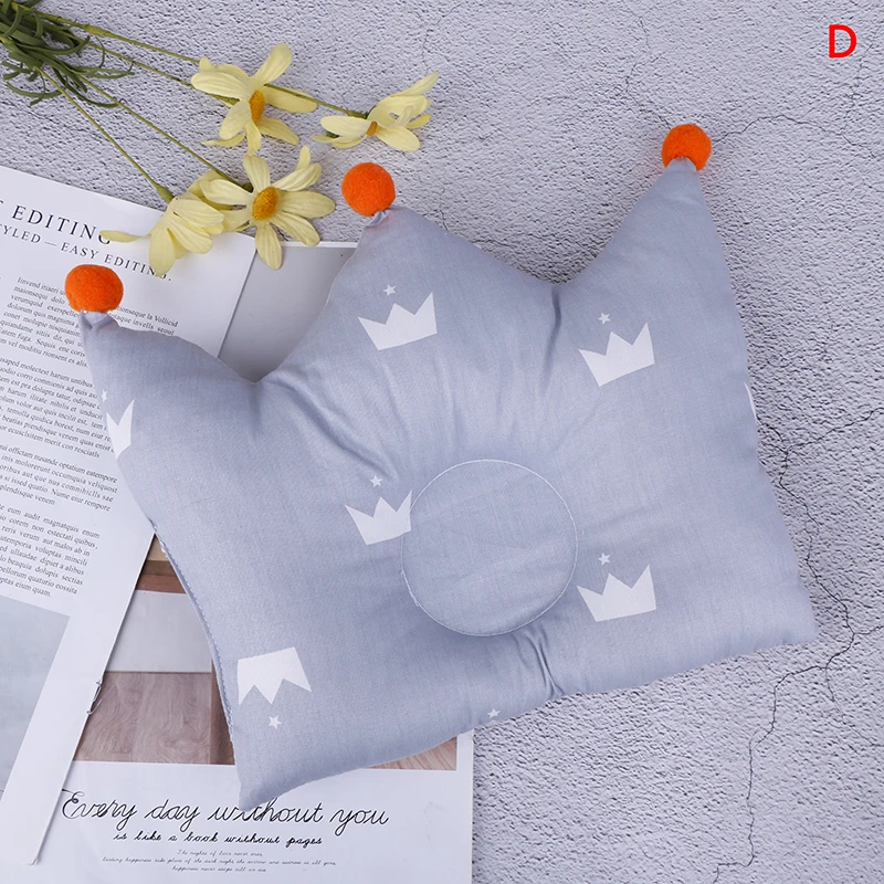 4 Милая Подушка для ребенка в форме головы, предотвращающая плоскую голову, корона, звезда, облако, постельные принадлежности, подушка для кормления, для новорожденного мальчика, девочки, декор комнаты - Цвет: 4