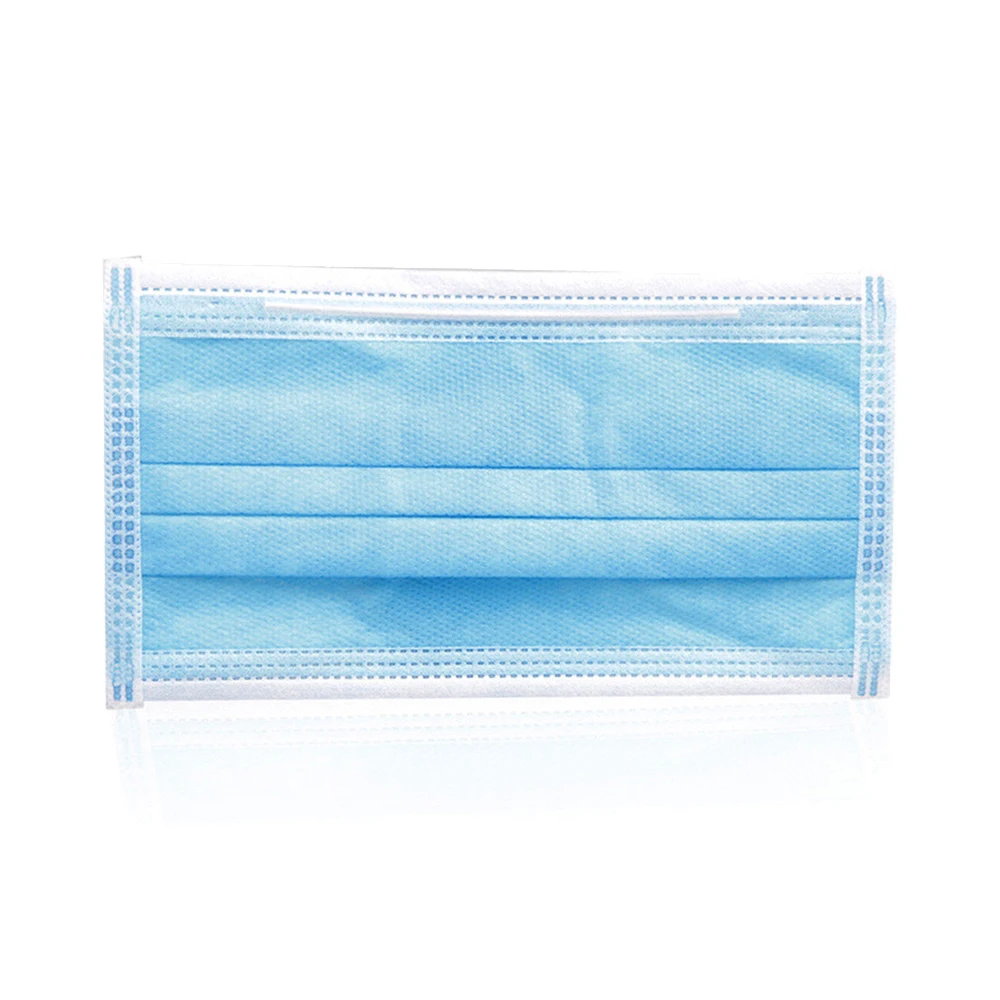 

Safety Blue Disposable Non-Woven Mask Outdoor Masks Three-layer Filter Unisex Anti-dust Mouth Mask Proof Coronavirus Mask