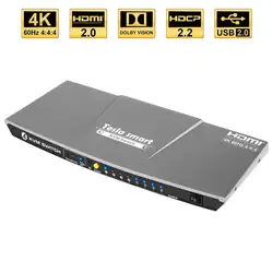 4x1 HDMI KVM переключатель 4 k @ 60Hz # HKS0401A1U