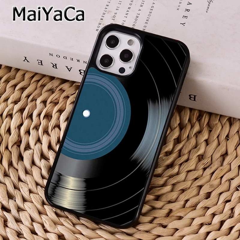 MaiYaCa виниловая пластина синяя этикетка музыка классика чехол для телефона iPhone X XR