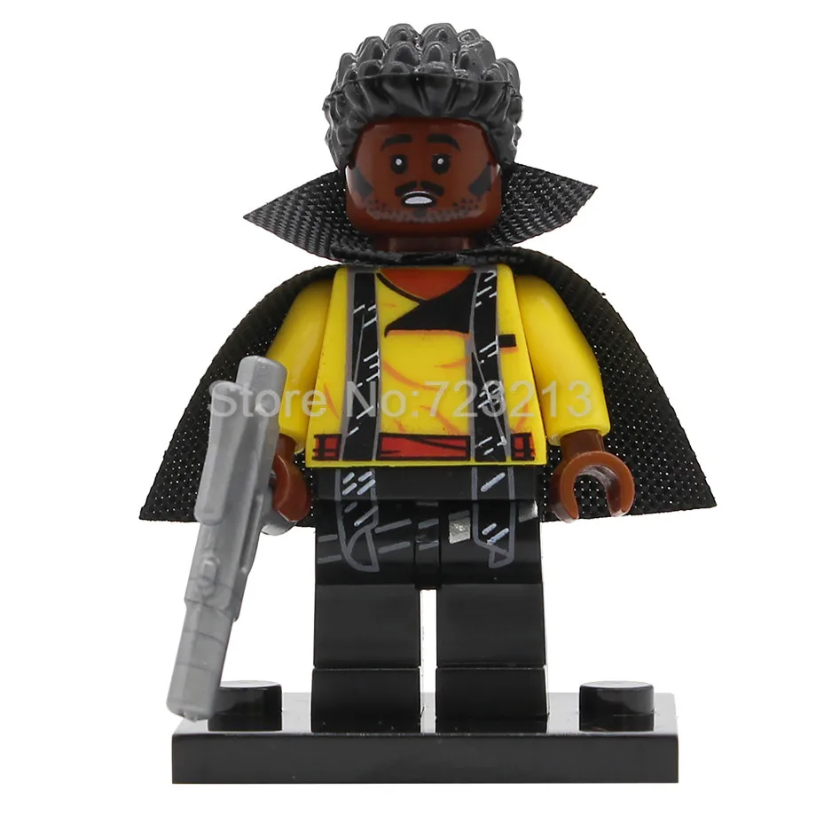 Одиночная Obi Wan Star Wars Qi'Ra Quay Tolsite Lando Poe Dameron IG-88 Rose Lobot Модель Набор строительных блоков кирпичные игрушки