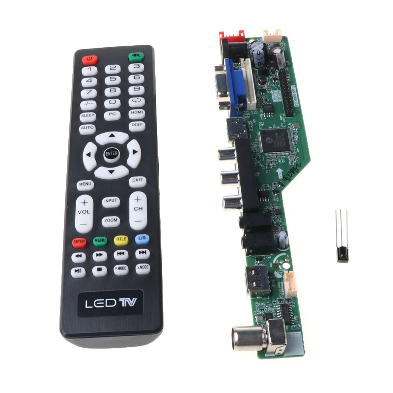 Универсальный комплект платы драйвера ЖК-контроллера V29 AV TV VGA HDMI USB интерфейс