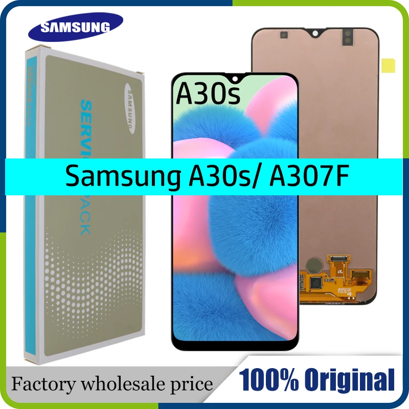Оригинальный AMOLED экран 6 4 дюйма для Samsung Galaxy A30s A307F A307 A307FN ЖК дисплей сменный