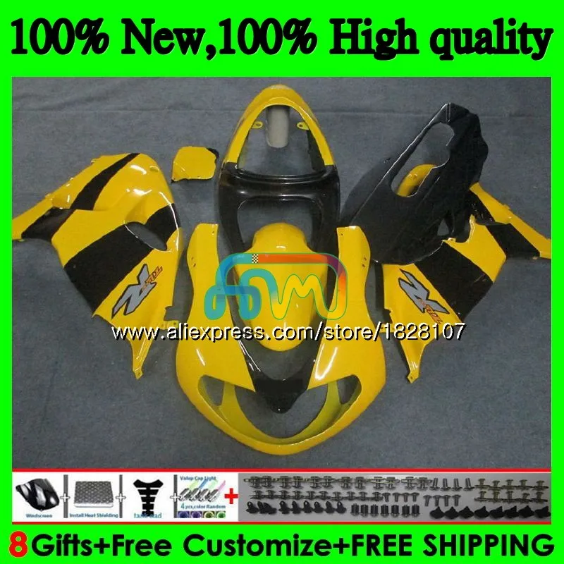 SRAD для SUZUKI TL 1000 R TL 1000R 98 99 00 01 желтый 02 03 46BS. 35 TL1000 R TL1000R 1998 1999 2000 2001 2002 2003 обтекатель - Цвет: No. 1