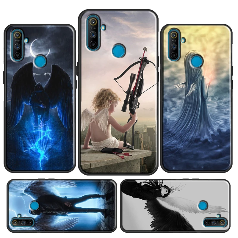 Чехол с изображением ангелов Guardian для OPPO Realme GT Neo 2 Master 8i 9i 8 A5 A9 A15 A53 A52 A72 OnePlus 9 10 Pro 9R
