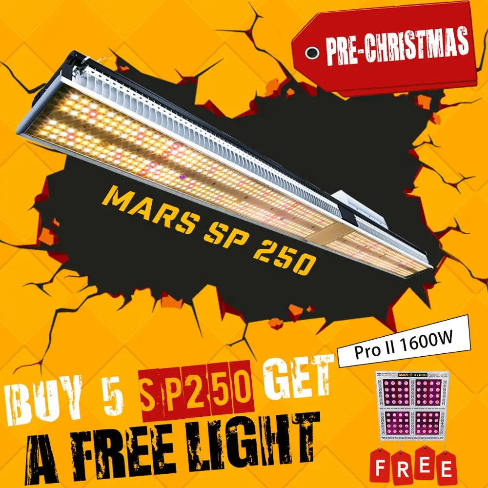 MarsHydro SP-150 250 светодиодный светильник для выращивания полный спектр Крытый сад Гидропоника нулевой шум Водонепроницаемый Профессиональный посадочный светильник s