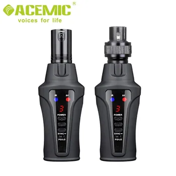 

ACEMIC TR-20 UHF Wireless Microphone System Transmitter-Receiver for Wireless Audio Interface Transmission