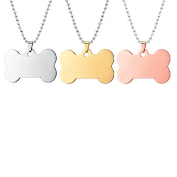 

Custom name year number design necklace stainless steel Dog Bone Best Friends Charm Necklace & Keychain Bones Friendship Jewelry