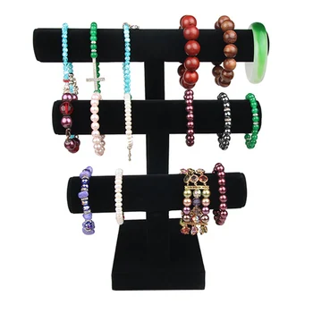 

Jewelry Organizer Display Stand 3 Tier Necklace Bracelet Watch Holder Display Stand Table Jewelry Necklace Tower Display