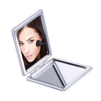 

Cute Cartoon Double-Sided Mirror Makeup Tool Portable Pocket Mirror Folding Compact Makeup Mirror For Girls Lady