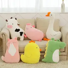

Soft Pillow Cartoon Design Breathable Collectible Stuffed Animal Doll Toy For Sofa