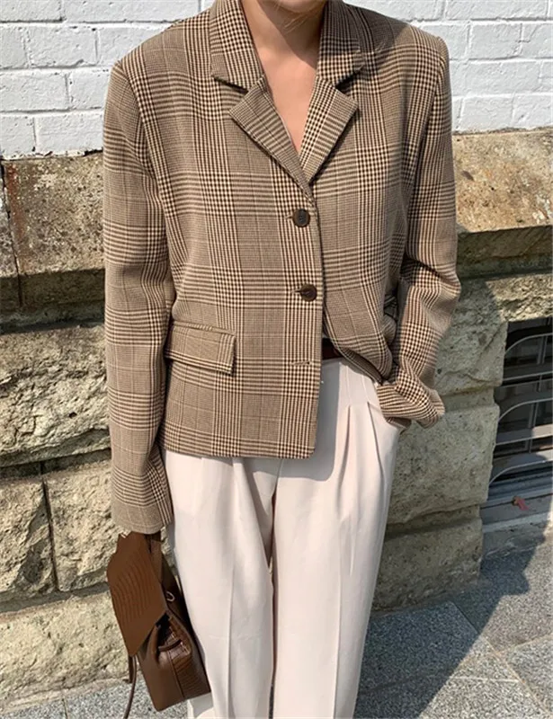 South Korea CHIC Simple Loose-Fit Handsome Trend Casual Suit Jacket