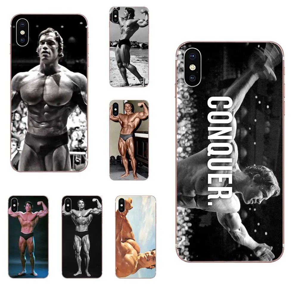 

For Xiaomi Redmi Note 2 3 3S 4 4A 4X 5 5A 6 6A Pro Plus TPU Accessories Pouches Arnold Schwarzenegger Shut Up Bodybuilding