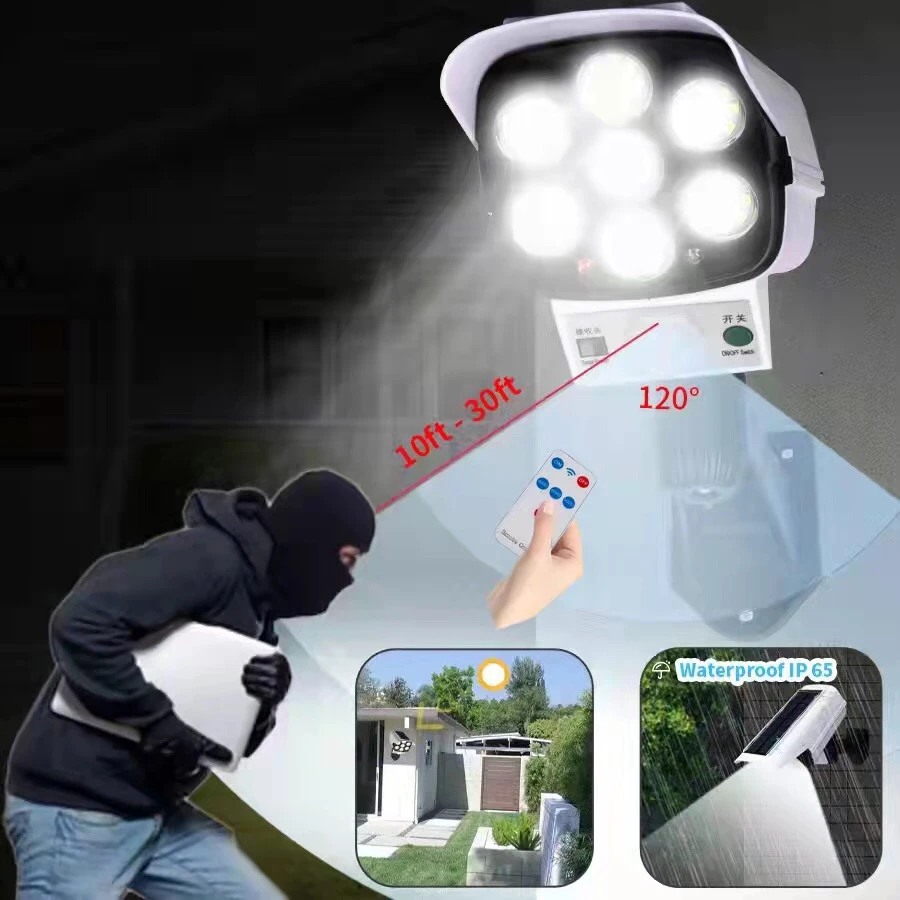 Archeologisch uitlaat Wereldbol Outdoor Zonne verlichting Beveiliging Dummy Camera Bewegingsmelder 77 Led  Light Solar Lamp 3 Modi Wandkandelaar Lamp Voor Thuis tuin|Zonnenlamp| -  AliExpress