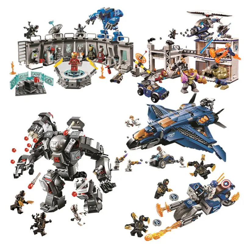 

Model Building Kits Avengers 4 Endgame Ultimate Quinjet Set Compatible ing Building Blocks Brick Toys for Children