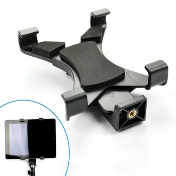 

Universal Tablet Holder Tablet Clamp Holder Adapter Tripod Selfie Stick Mount Clip Holder for iPad Phone Tablet Holder Stand