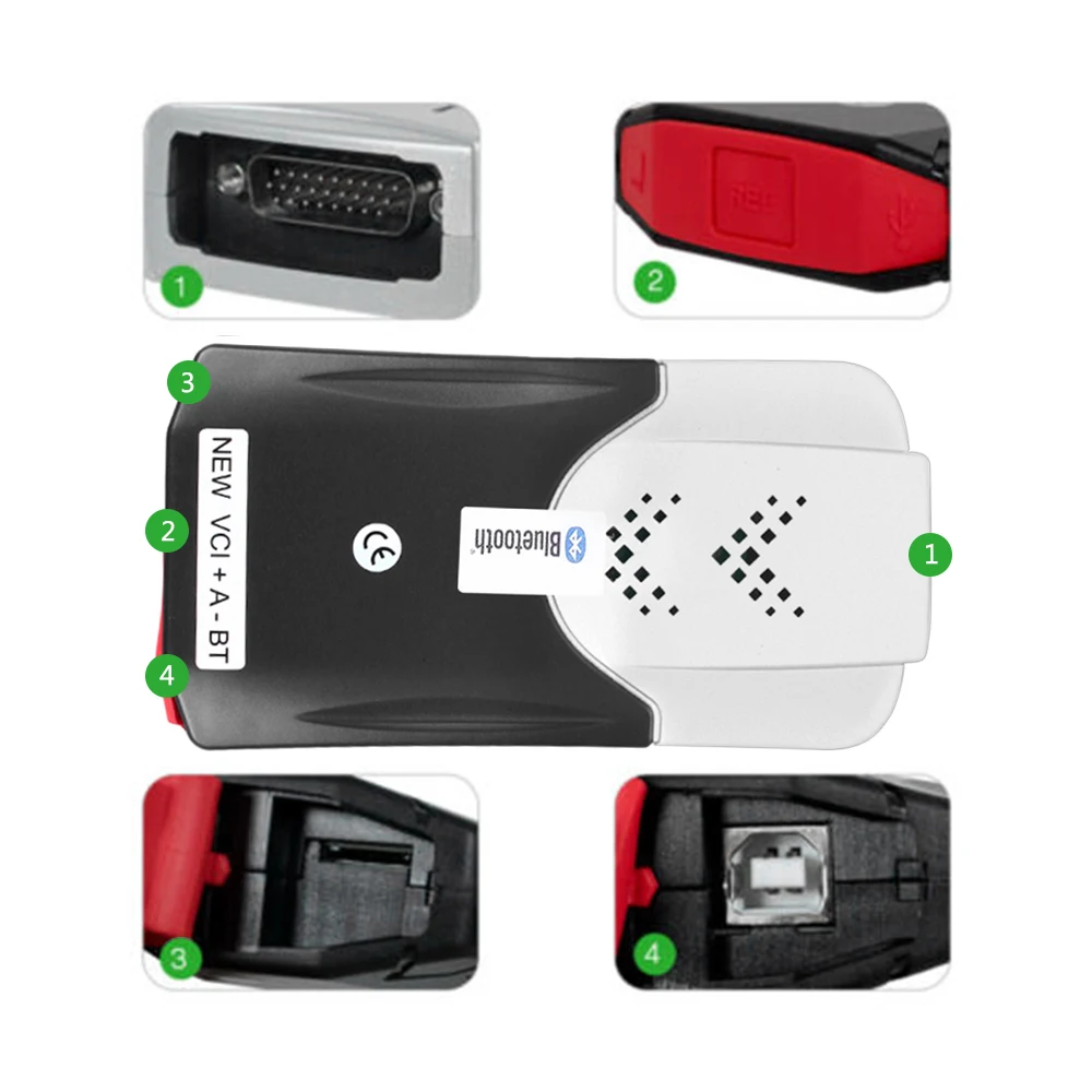 VEHEMO Bluetooth Авто диагностический инструмент автоматическое устройство автомобиля OBD2 R3 TCS CDP аксессуары для обслуживания многоязычный