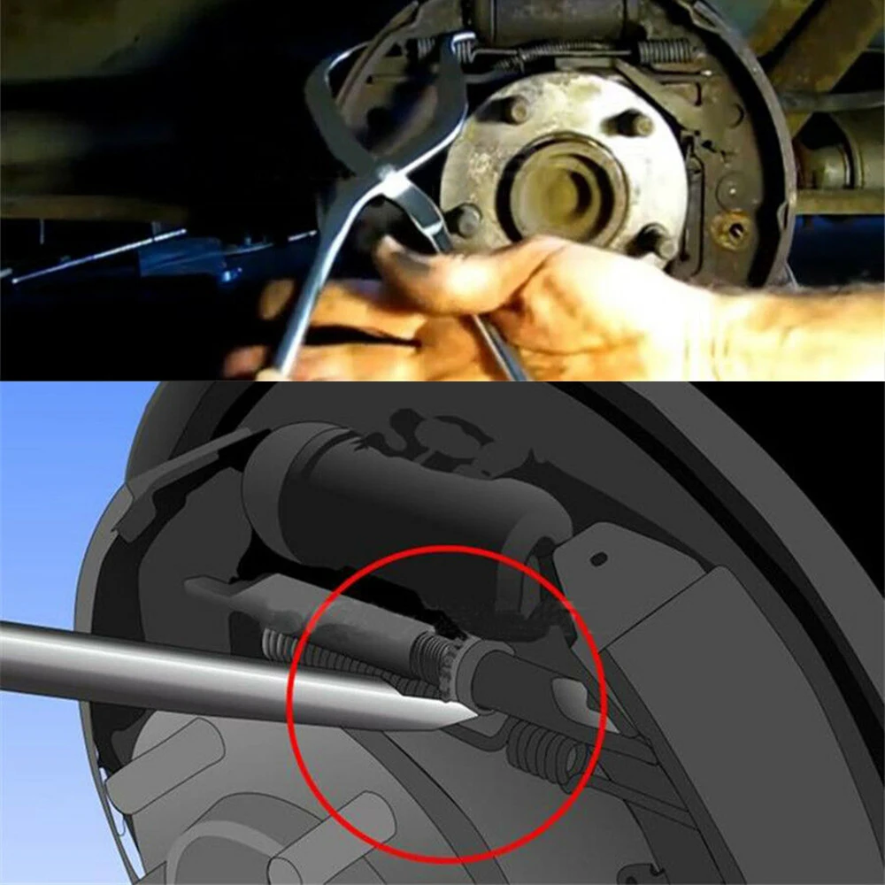 

Car Installer Removal Tool Brake Spring Plier Garage Workshop Tools Prolong The Service Life of Brake.