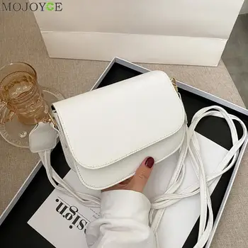 

Popular Simple Female Daily Bag Fashion Women Pure Shoulder Handbag PU Leather Small Pouch Crossbody Phone Bag