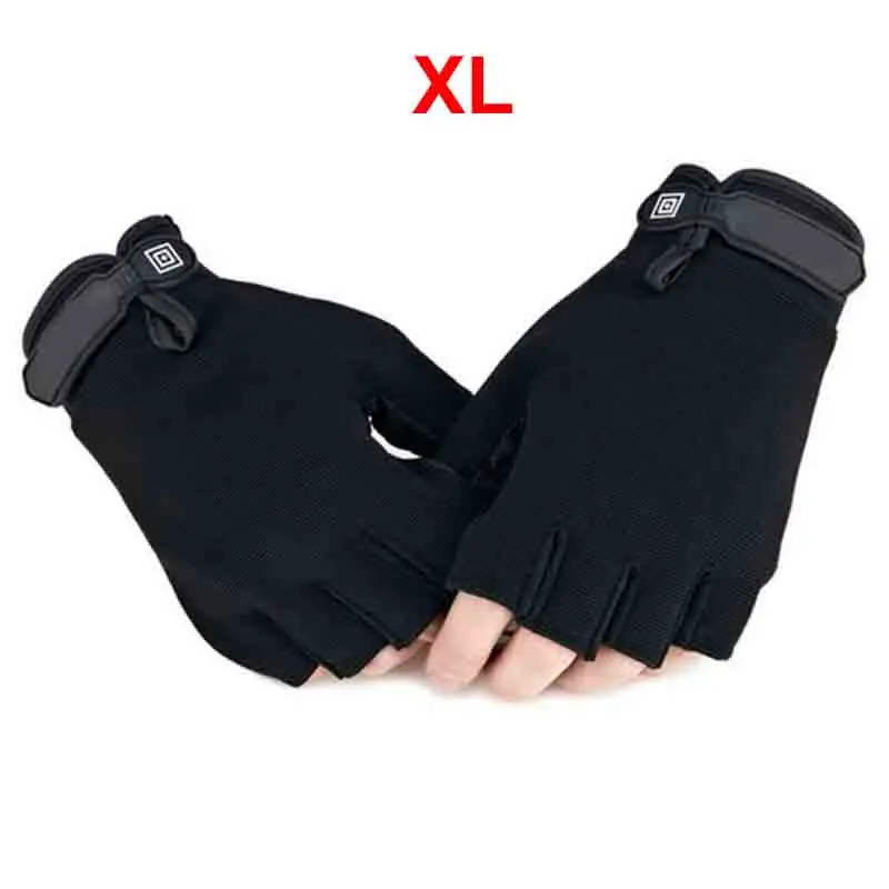 Black-XL Новые уличные тактические перчатки для велоспорта с полупальцами Военные перчатки для Nerf тренировочных игр спортивные E65D - Цвет: Black-XL
