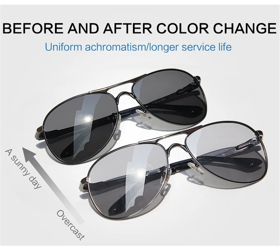 MORAKOT, для вождения, фотохромные солнцезащитные очки, мужские, поляризационные, хамелеон, обесцвечивание, солнцезащитные очки для мужчин, oculos de sol masculino P008722