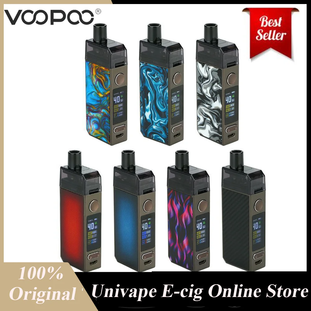 VOOPOO Navi мод под Vape комплект 3 8 мл картридж 40W бокс современный испаритель 0.6ohm копия