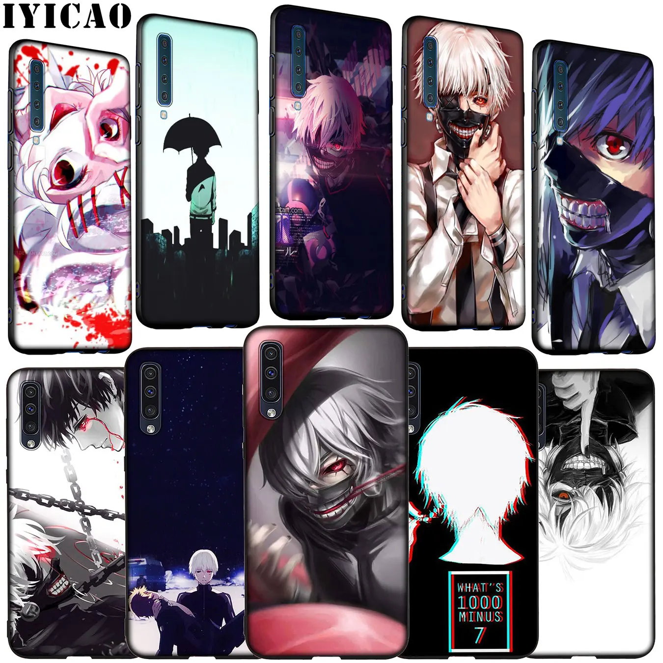 IYICAO Tokyo Ghoul аниме Мягкий силиконовый чехол для Samsung Galaxy A70 A60 A50 A40 A30 A20 A10 M10 M20 M30 M40 A20E |