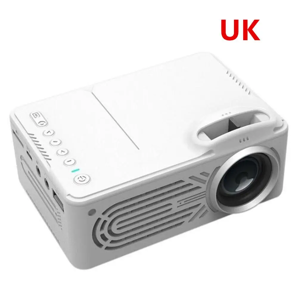 Горячая Распродажа, портативный мини-проектор UC28A HD, мультимедийный светодиодный проектор для домашнего кинотеатра, поддержка tf-карты, USB, штепсельная вилка европейского стандарта - Цвет: color1